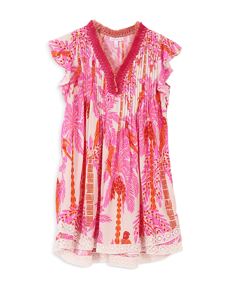 Poupette St. Barth Girls' Mini Palmrott Dress - Little Kid, Big Kid