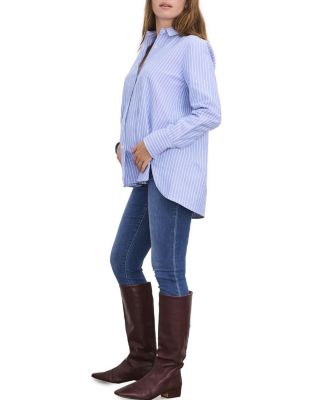 Over the Bump Slim Maternity Jean in Dark Blue