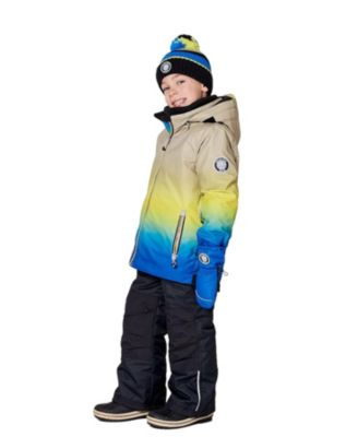 Boys' Two-Piece Play Snowsuit with Gradient Jacket - Little Kid