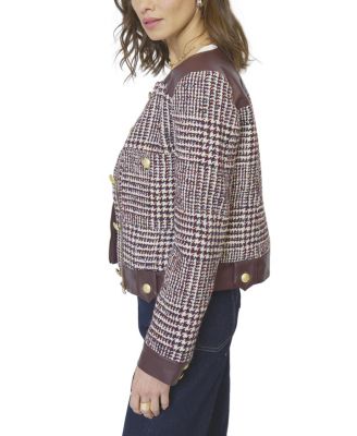  Women's Billie Houndstooth Combo Jacket