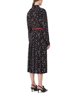 Mstelmo Navy Silk Dress