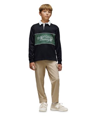 Unisex Enzo Long Sleeve Rugby Tee - Little Kid, Big Kid