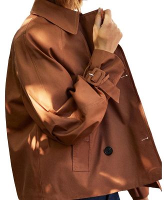 Long Sleeve Short Trench Jacket