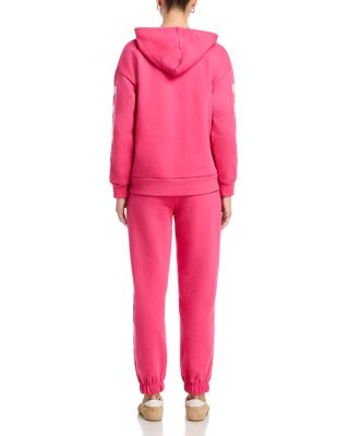 Heart Embroidery French Terry Hoodie & Joggers