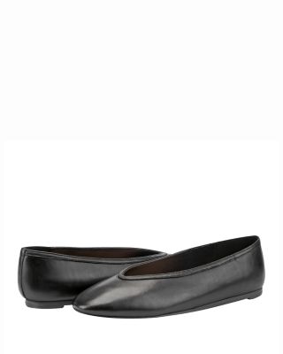 Women's Gradi Leather Square Toe Dress Flats
