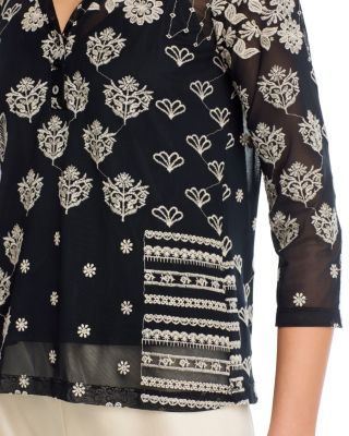 Wilma Three Quarter Sleeve Tee