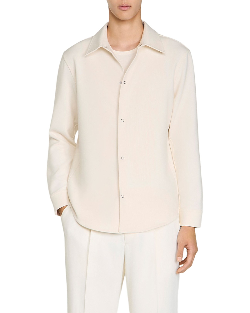 Sandro Long Sleeved Jersey Shirt