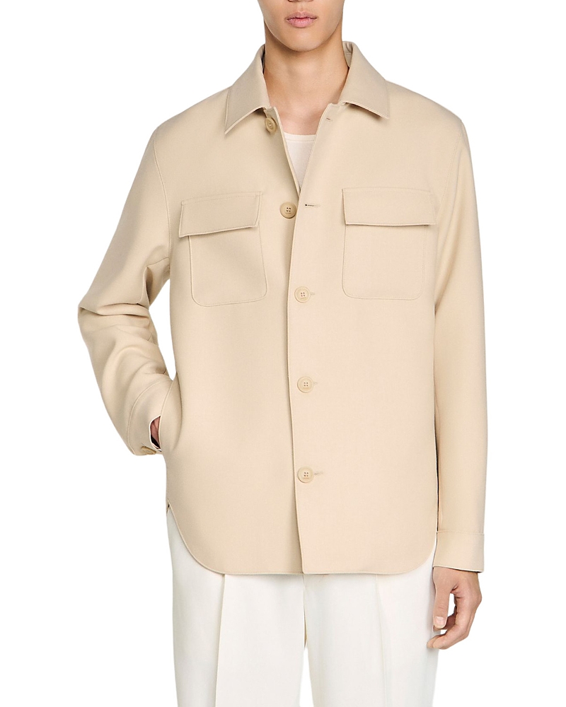 Sandro Button Up Overshirt