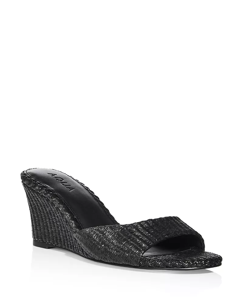 Aqua Women's Katey Wedge Sandals - Exclusive