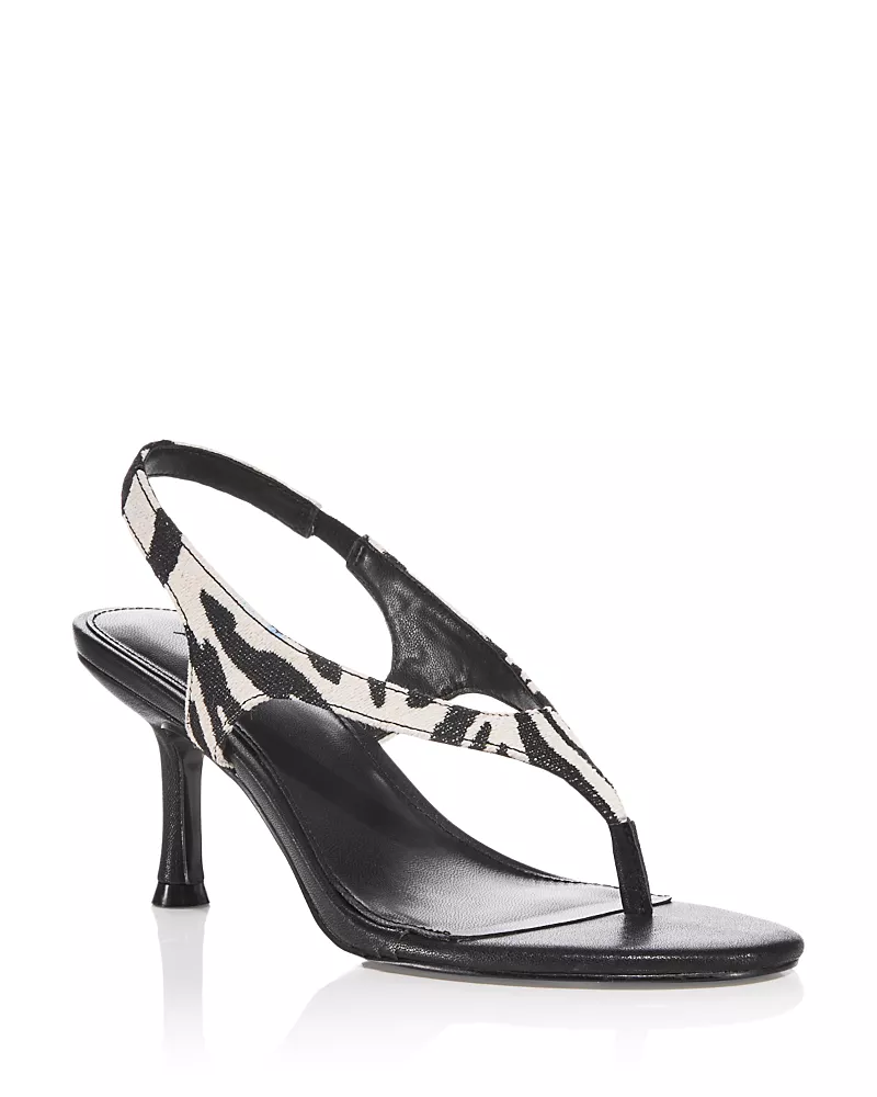 Aqua Women's Dana Animal Print Thong Sandals - Exclusive