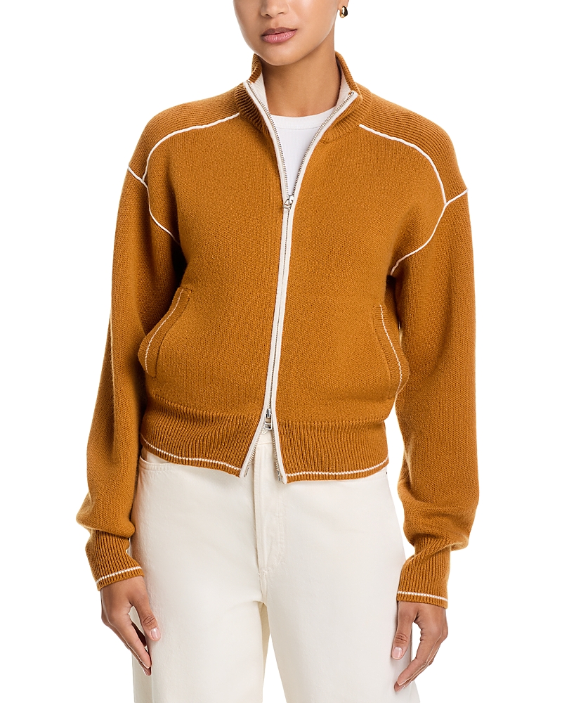 Guest in Residence Cashmere Zippered Sweater