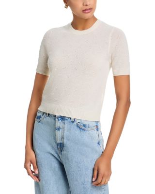 Compass Cashmere Sweater Tee
