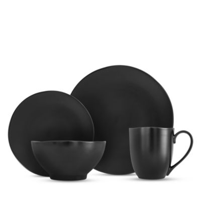 Heirloom Charcoal 16-Piece Dinnerware Set