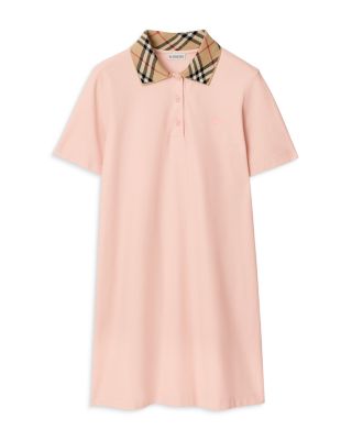 Iris Check Collar Polo Dress