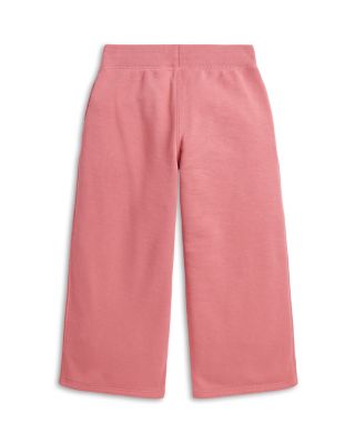 Girls' French Terry Wide Leg Sweatpants - Little Kid