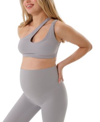 Women's One-Shoulder with Easy-Release Breastfeeding Clips Cross Body Nursing Bra