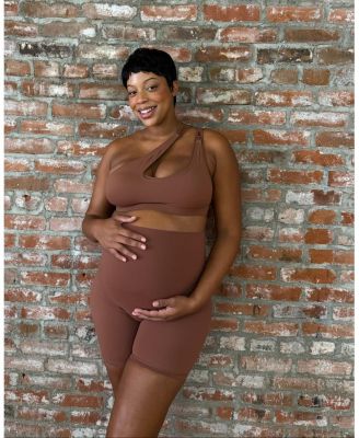 Women's One-Shoulder with Easy-Release Breastfeeding Clips Cross Body Nursing Bra