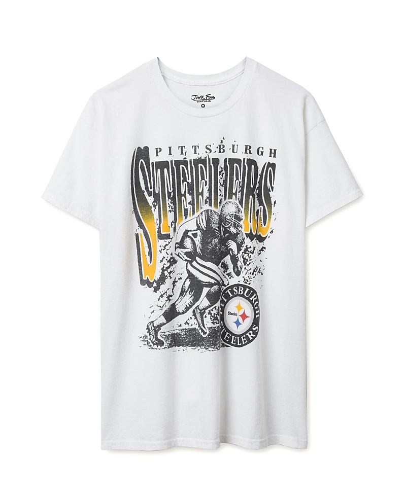 Junk Food Clothing Unisex Nfl Pittsburgh Steelers Rushing Flea Market Tee