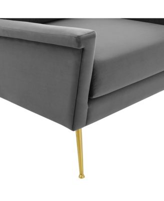  Chesapeake Performance Velvet Armchair