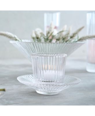  Pressed Glass Tealight / Votive Holders, Set of 4