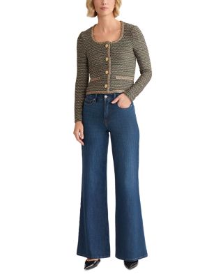 Heritage Lurex Braided Trim Tweed Knit Jacket