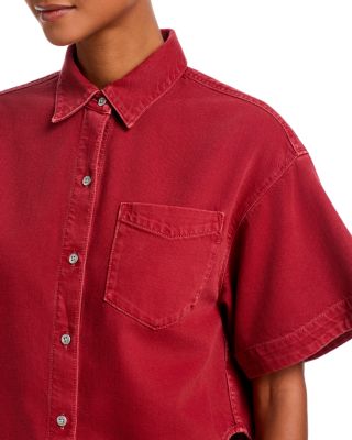 Marin Short Sleeve Cropped Shirt