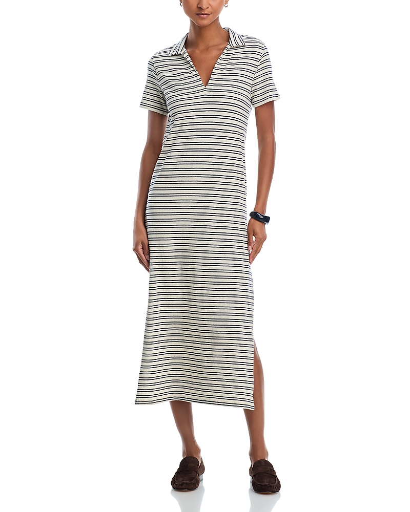 Velvet by Graham & Spencer Corin Striped Collared Midi Dress