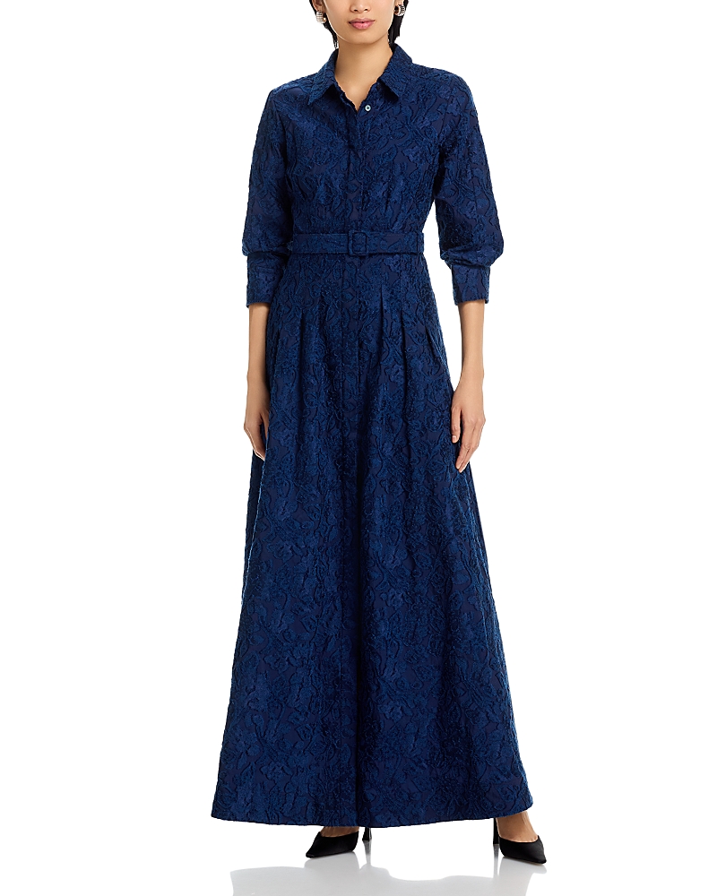 Simkhai Courtney Lace Belted Gown