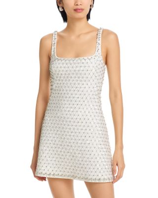 Ziva Sleeveless Embellished Mini Dress