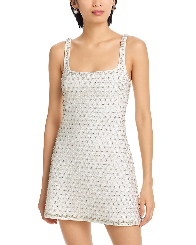 Simkhai Ziva Sleeveless Embellished Mini Dress