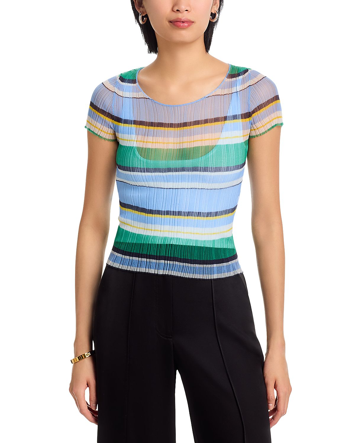 Simkhai Knox Ribbed Tee