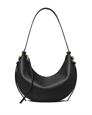 Romy Crescent Leather Shoulder Bag