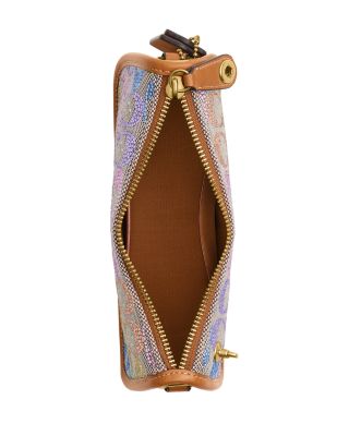 Swinger Mini Crystal Signature Jacquard Shoulder Bag