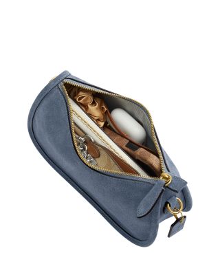 Waverly Small Suede Shoulder Bag