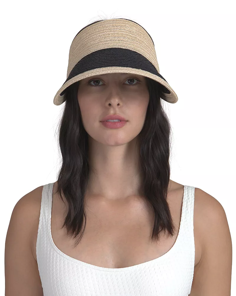 Eugenia Kim Ricky Color Block Packable Visor