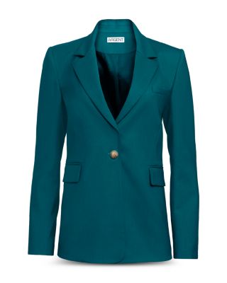 Notched Lapel Single Button Blazer