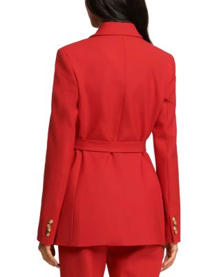 Belted Double Breasted Blazer