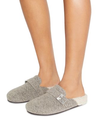 Women's Mellow Faux Shearling Mule Flats