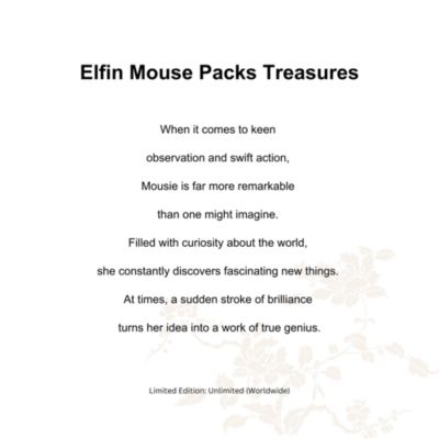 Ruyi's Twelve Blessings Elfin Mouse Crystal Sculpture