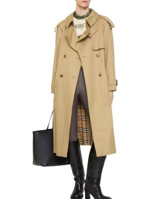 Long Gabardine Fitzrovia Trench Coat