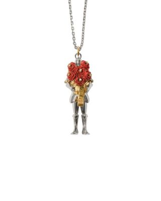  Knight Rose Charm Necklace