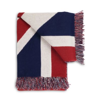 Union Jack Merino Wool Throw