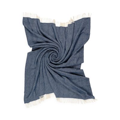 Herringbone Merino Wool Throw 