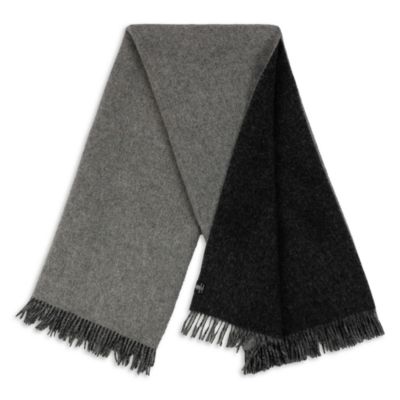 The Gentlemen's Collection Reversible Double Cloth Lambswool Throw