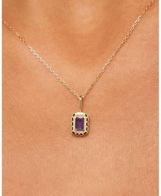  Solid Yellow Gold Heirloom Charm Necklace