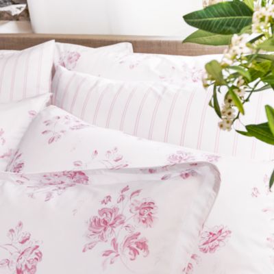 Roses Percale Sheet Set, Queen