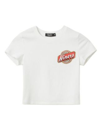 Women's NFL San Francisco 49ers Cheers Baby Tee