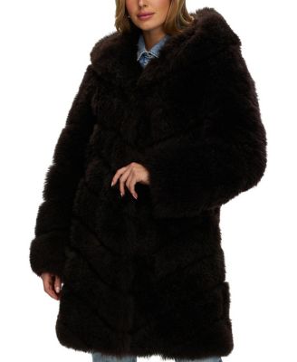  Select Cashmere Goat Diagonal Parka