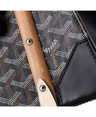 PM Saigon Top Handle Bag Coated Canvas with Leather