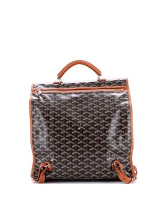 Saint Leger Briefcase Backpack Coated Canvas